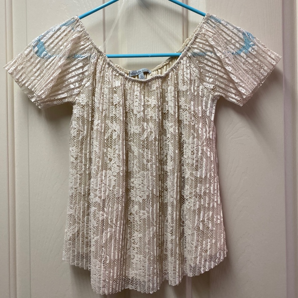 Charlotte Russe of the shoulder top